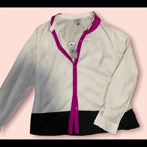 Worthington Button Up Blouse